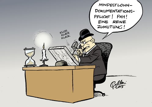 Mindestlohndokumentationspflicht © Paolo Calleri