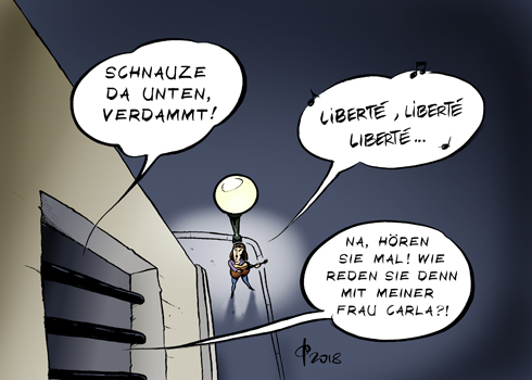 Sarkozy-Festnahme © Paolo Calleri