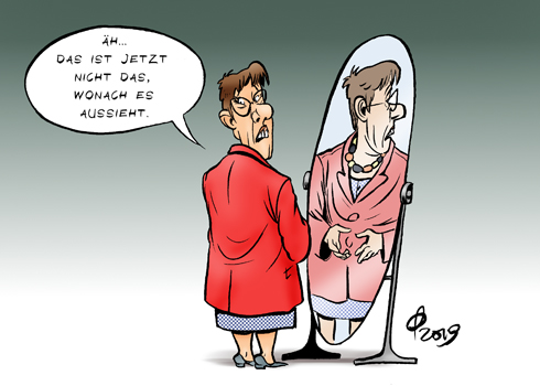 Annegret Merkel � Paolo Calleri