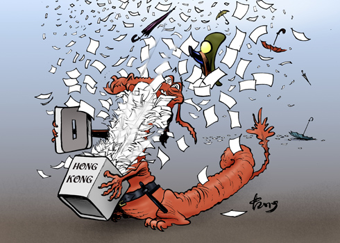 Hongkong-Wahl � Paolo Calleri