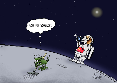 Mann im Mond � Paolo Calleri