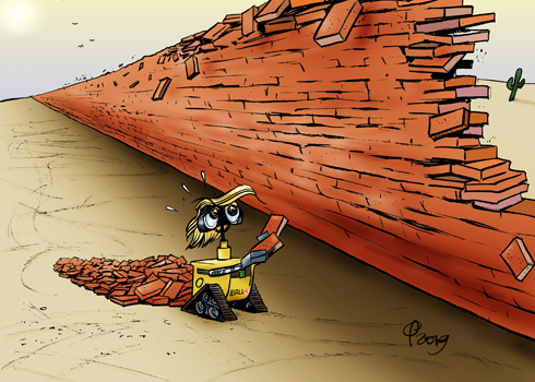 The wall is coming � Paolo Calleri