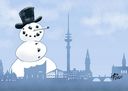 Rekordschnee in Hamburg  Paolo Calleri