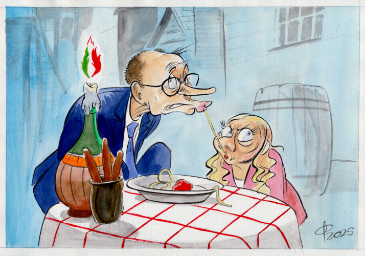 Antrittsbesuch in Italien  Paolo Calleri