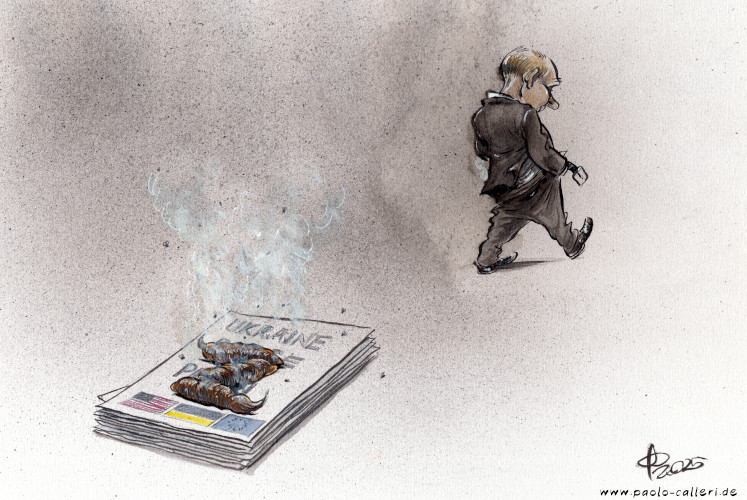 &Uuml;berarbeiteter Friedensplan � Paolo Calleri