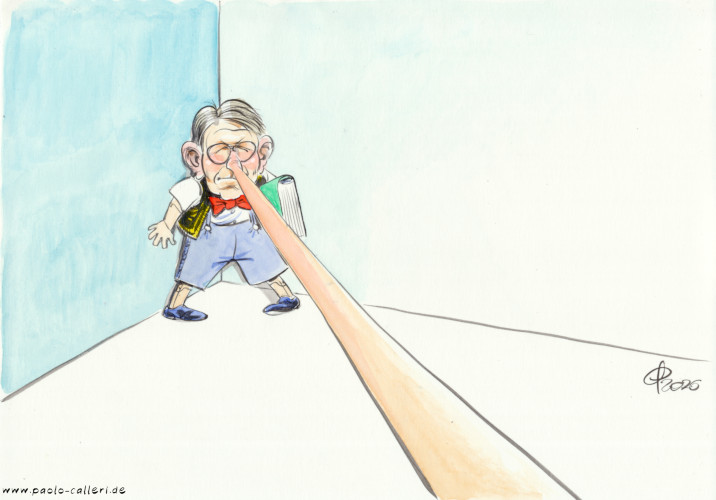 Mit dem R&uuml;cken gegen die Wand � Paolo Calleri